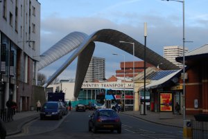 The Whittle Arch, as seen from the hotel.